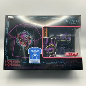 Medium Funko Pop Tee Marvel Black Panther Target Exclusive